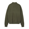 REST & RECREATION -  RR OVERSIZE POLO KNIT TOP - GREEN