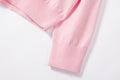 REST & RECREATION -  RR LOGO OVERSIZE V NECK TOP - PINK