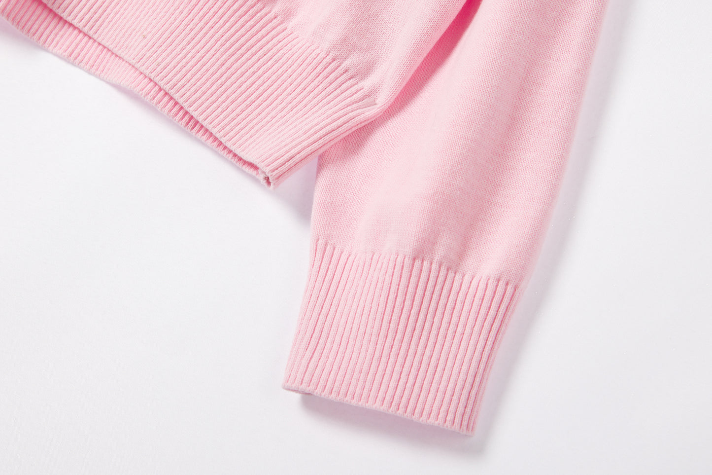 REST & RECREATION -  RR LOGO OVERSIZE V NECK TOP - PINK