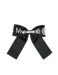 MARDI MERCREDI -  HAIR CLIP LOGO RIBBON_BLACK