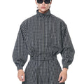 PUSH PUSH - Gingham Zip Jacket / Golden Noir Gingham