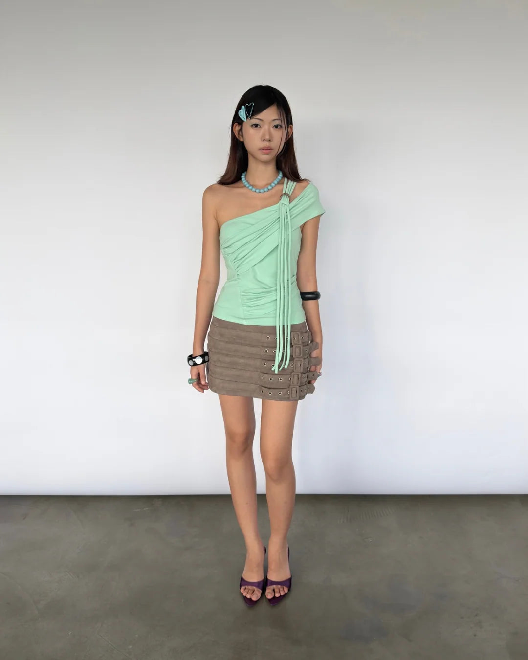 INTO.EIGHT - KNOT TOP / Mint Green (Dispatch in 48hrs)