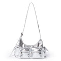 SAMO ONDOH - pocket mug bag M nappa silver