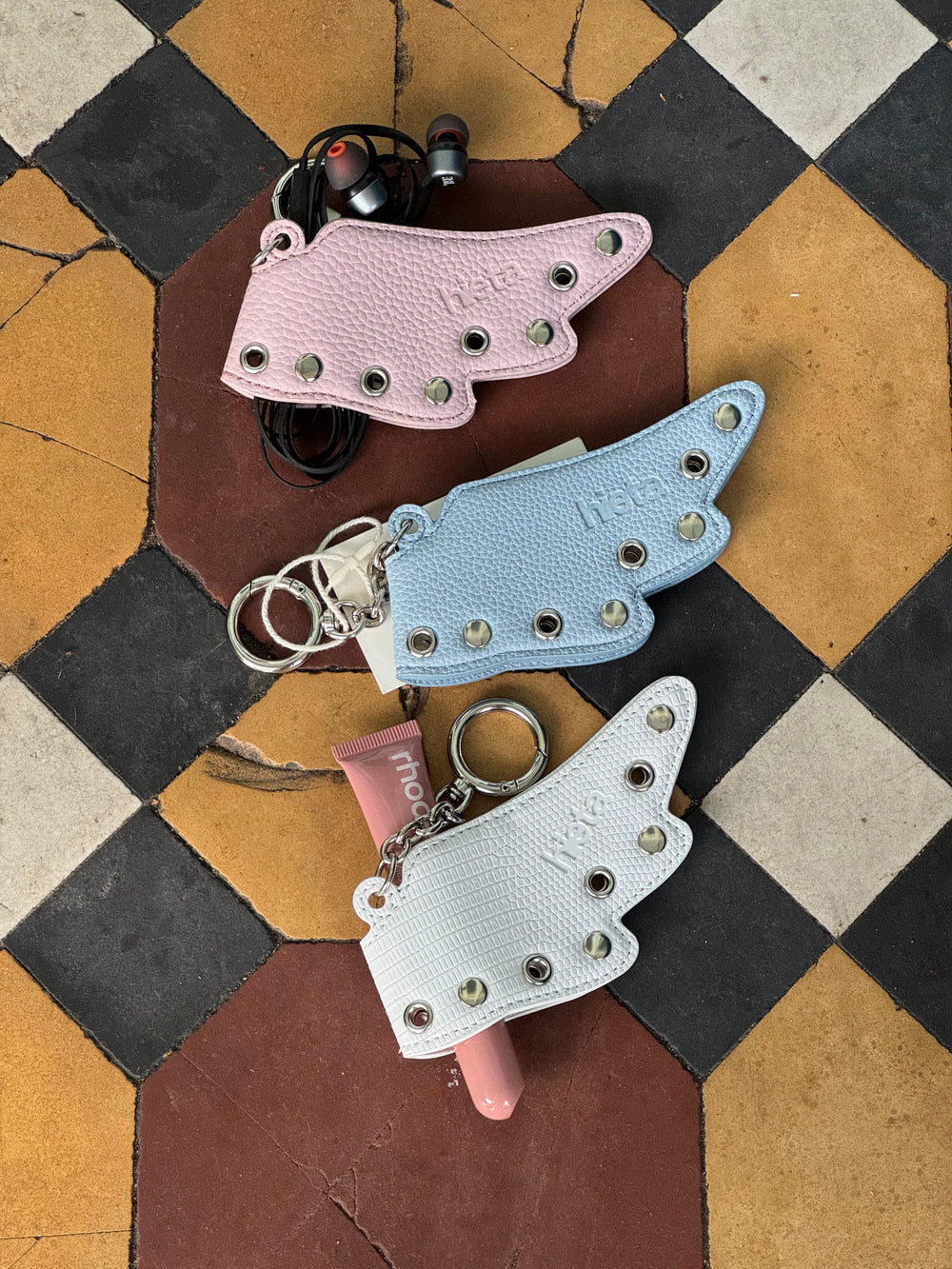 HIETA - Ellie Angel Keyring / White