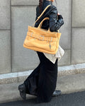 OSOI - TOTE BROCLE [NUBUCK CARAMEL]