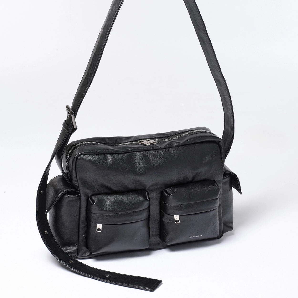 SAMO ONDOH - Cross Utility Bag M Nappa Matt Black