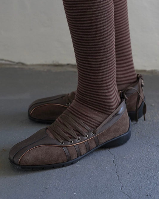 ROCKFISH WEATHERWEAR- BLISS LACEUP SNEAKERS SUEDE - CHOCOLATE (Dispatch in 48hrs)