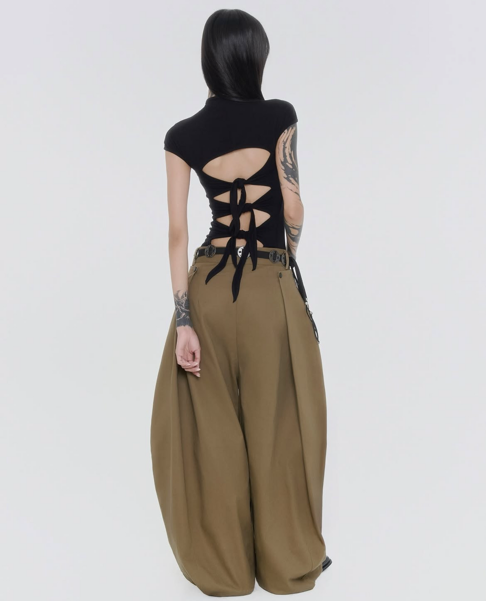 Sagittarius.A+ - Arcadia Tie Top Black (Dispatch in 48hrs)