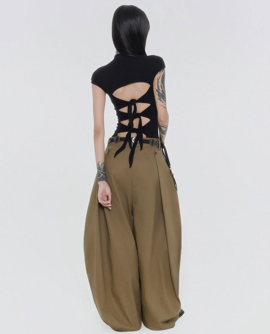 Sagittarius.A+ - Arcadia Tie Top Black (Dispatch in 48hrs)