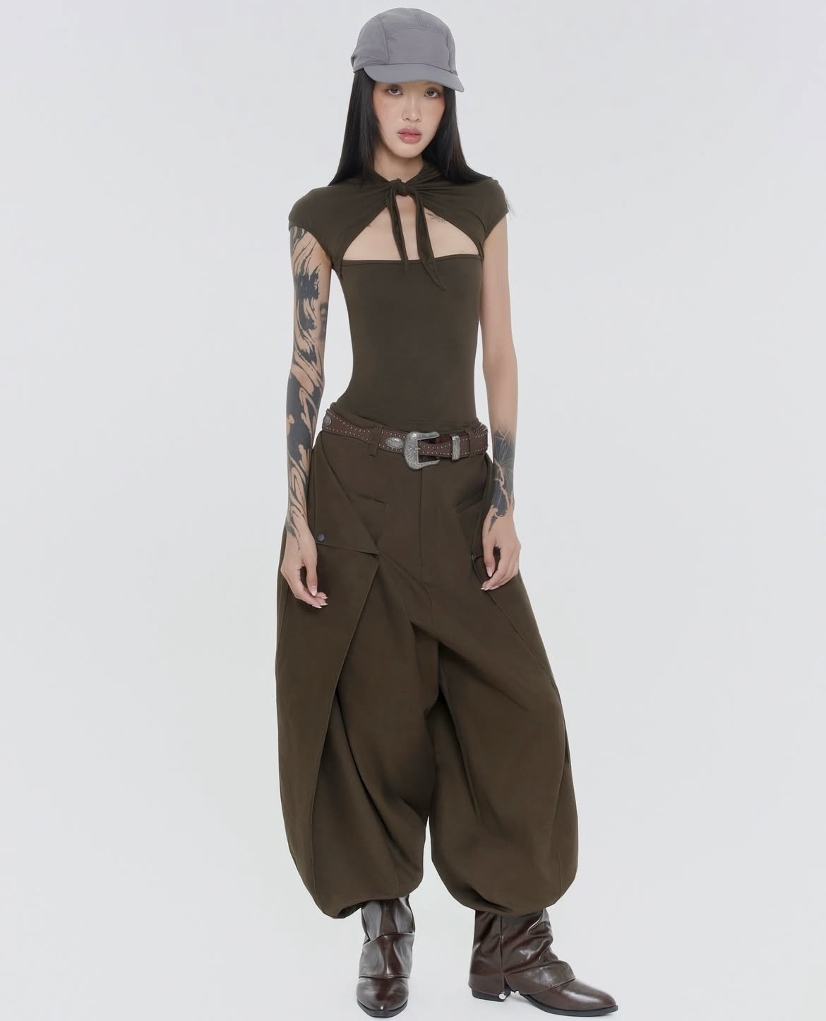 Sagittarius.A+ - Arcadia Tie Top Green (Dispatch in 48hrs)