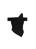 Sagittarius.A+ - Asym Layered Top Black (Dispatch in 48hrs)