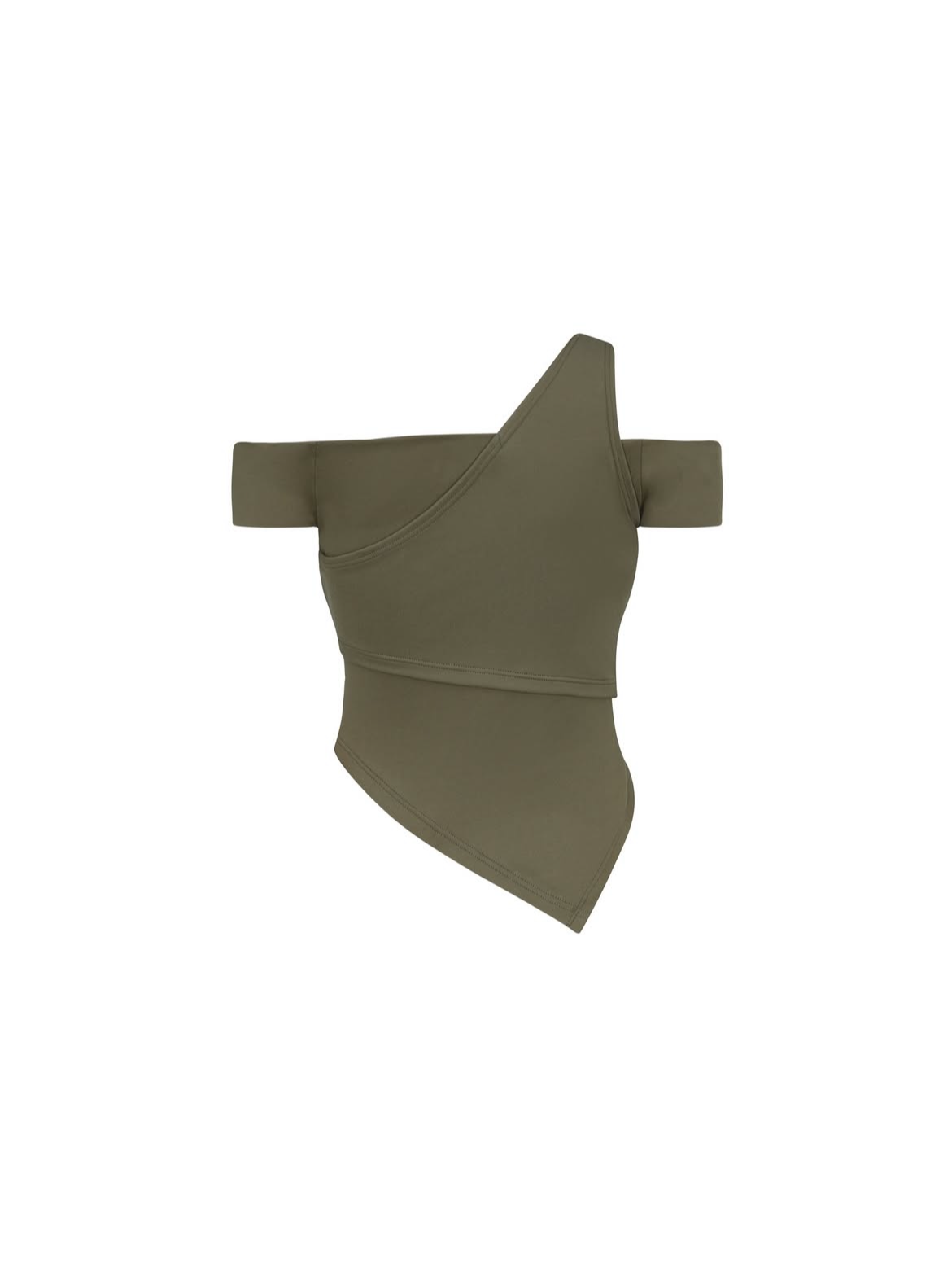 Sagittarius.A+ - Asym Layered Top Sage Green (Dispatch in 48hrs)