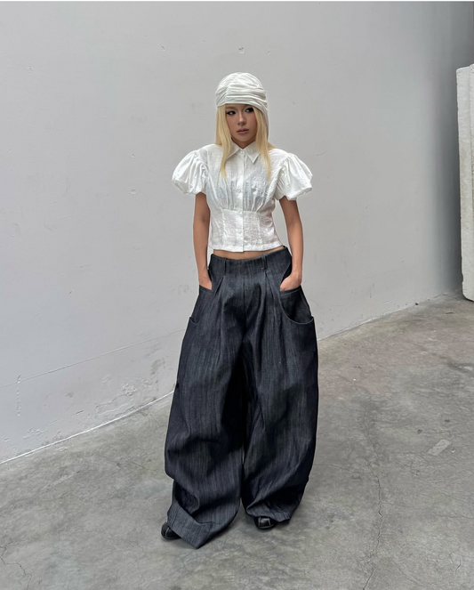 Sagittarius.A+ - Rustic Puff Top White (Dispatch in 48hrs)