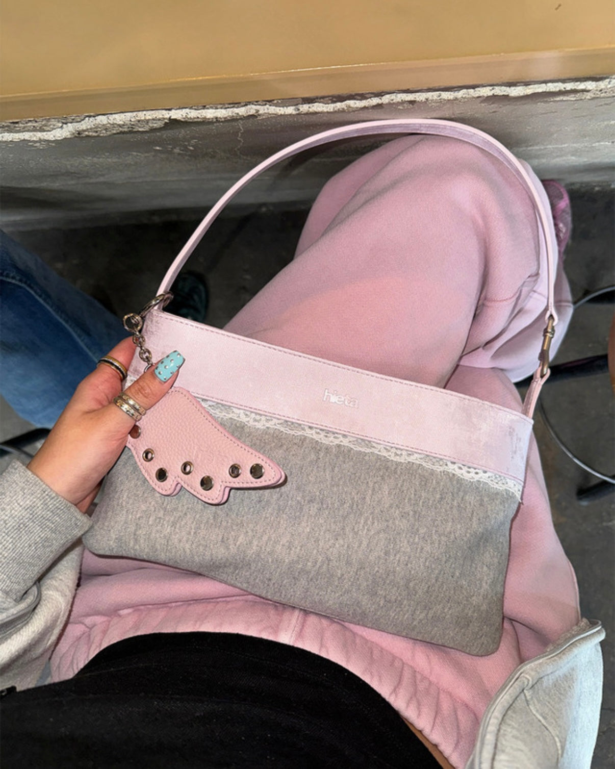 HIETA - Iris / Powder Pink
