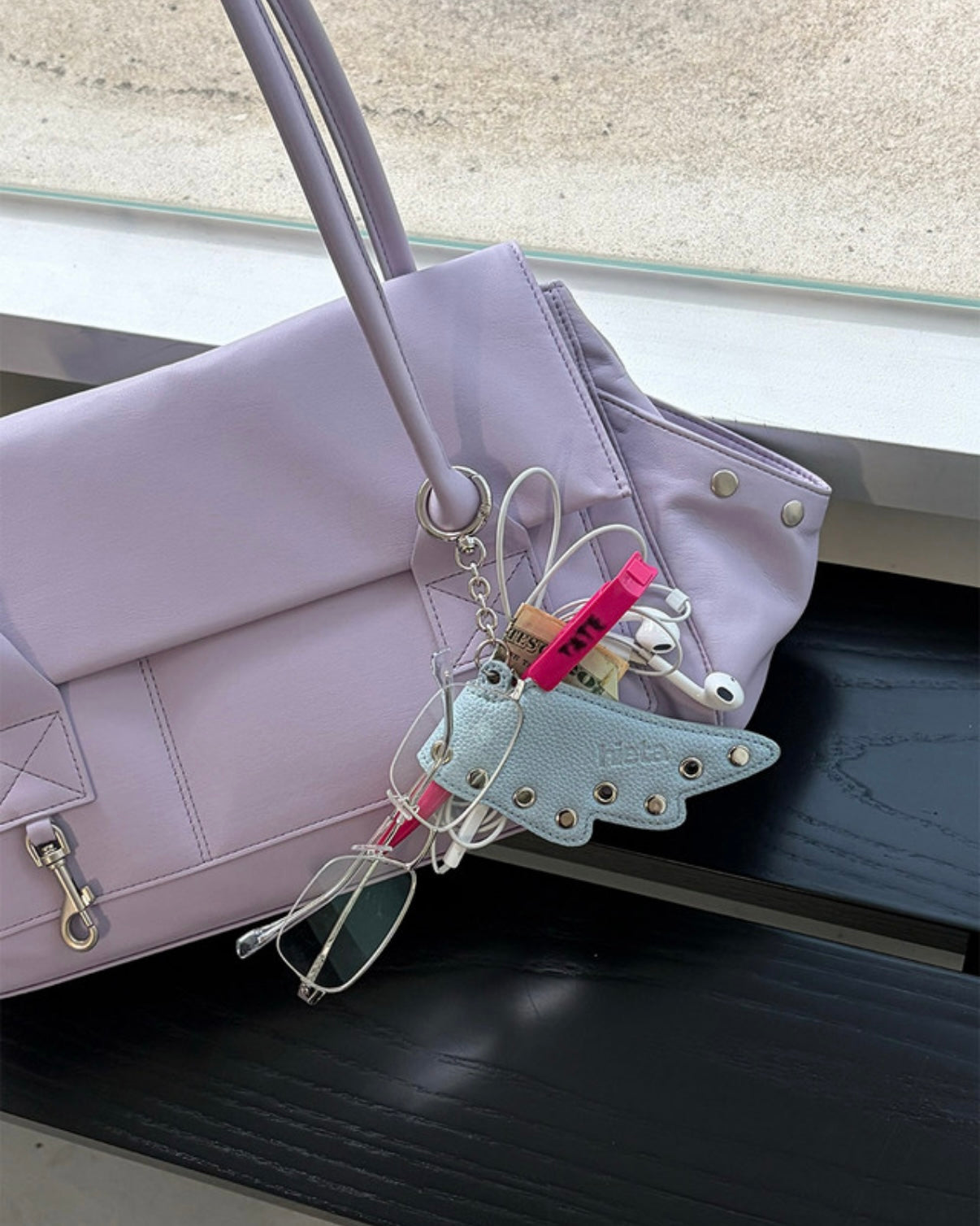 HIETA - Ellie Angel Keyring / Icy Blue