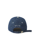 EMIS - NEW LOGO DENIM BALL CAP-DARK BLUE DENIM-IVORY