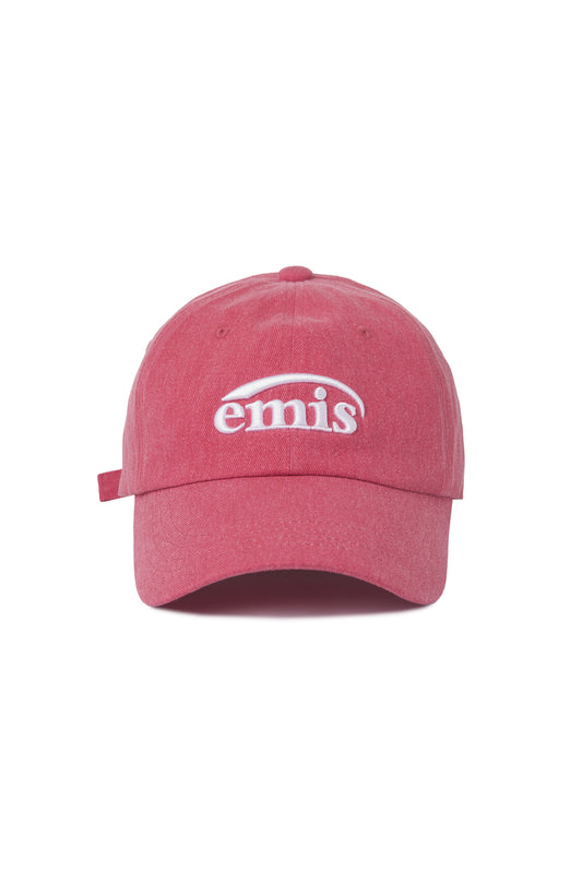 EMIS - NEW LOGO PIGMENT BALL CAP-RED