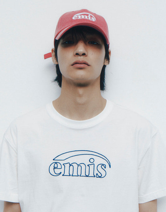 EMIS - NEW LOGO PIGMENT BALL CAP-RED