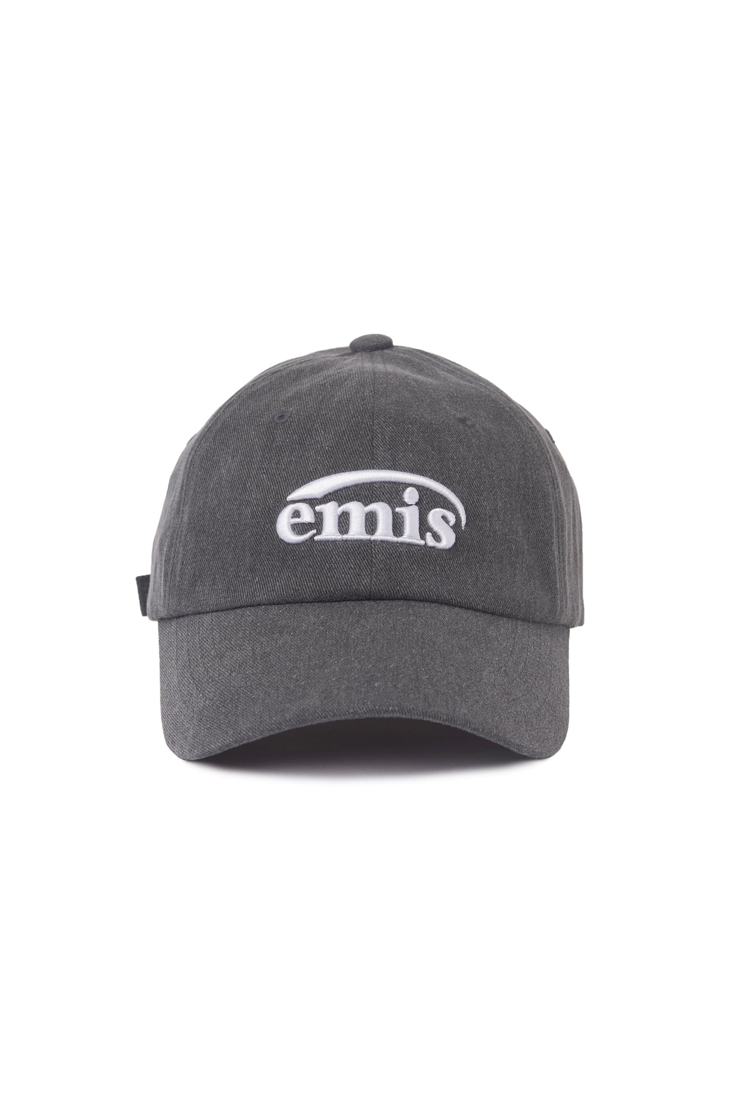 EMIS - NEW LOGO PIGMENT BALL CAP-BLACK