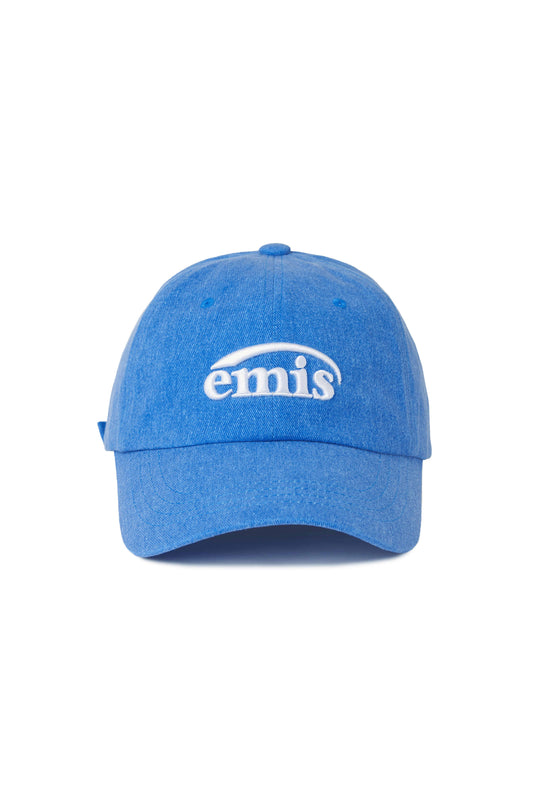 EMIS - NEW LOGO PIGMENT BALL CAP-BLUE