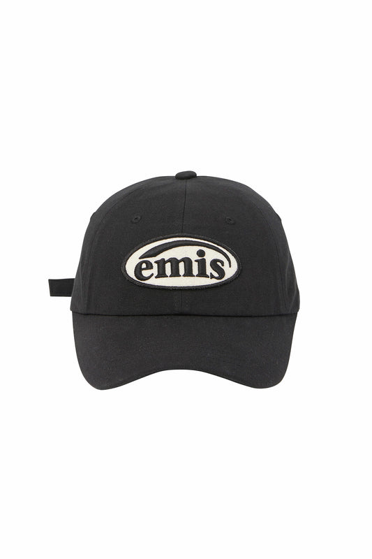 EMIS - TONE ON TONE WAPPEN BALL CAP BLACK