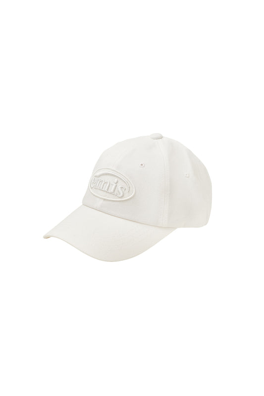 EMIS - TONE ON TONE WAPPEN BALL CAP WHITE