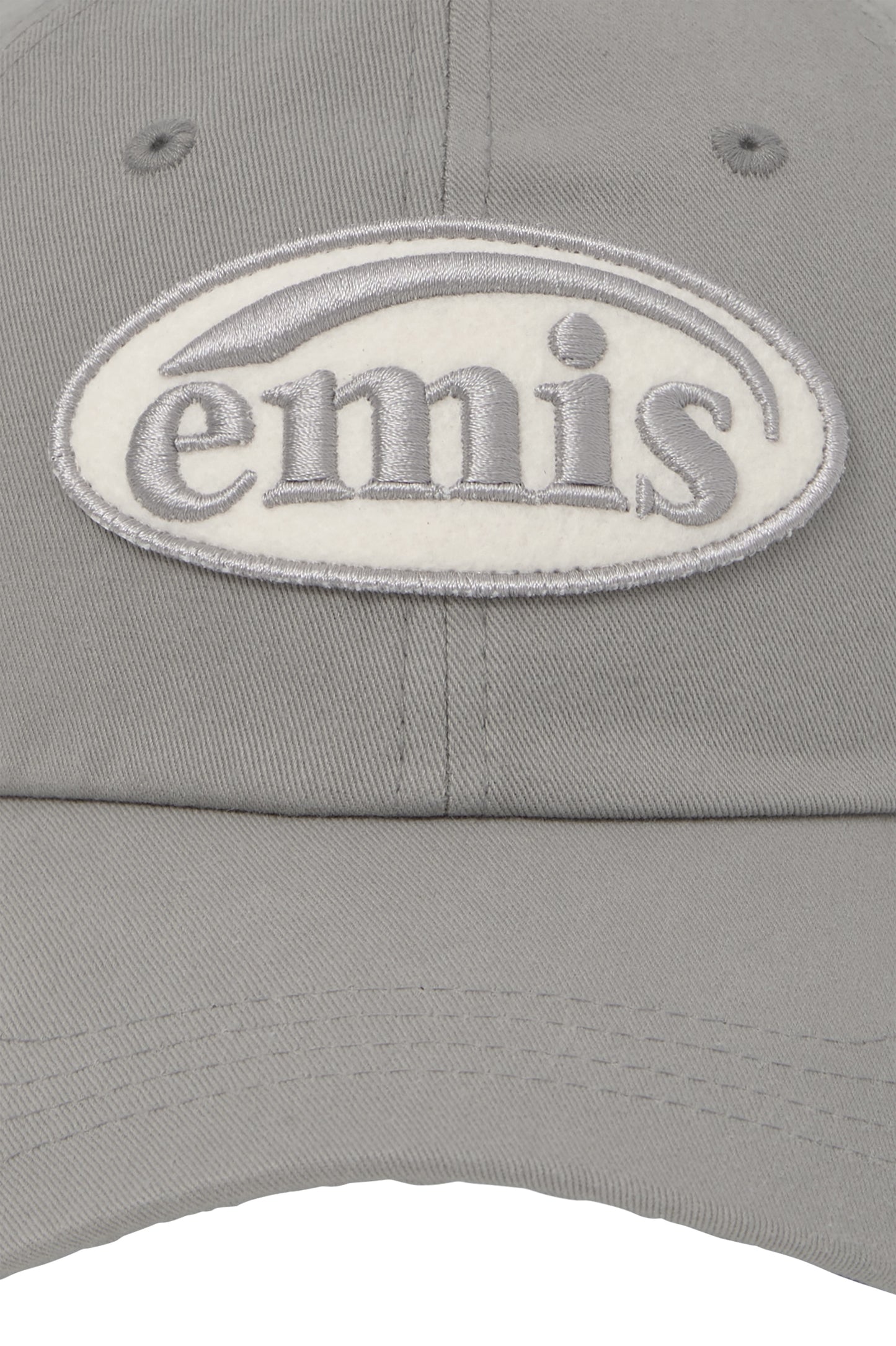 EMIS - TONE ON TONE WAPPEN BALL CAP GRAY