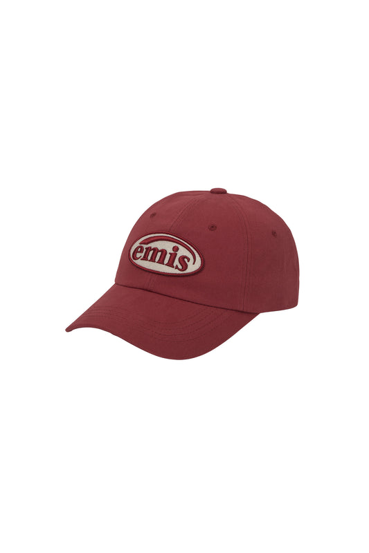 EMIS - TONE ON TONE WAPPEN BALL CAP RED