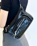 OUTPOCKET HOBO MINI - black glossy
