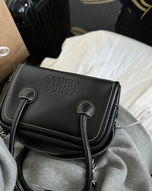 SOFT TOTE MINI black plain