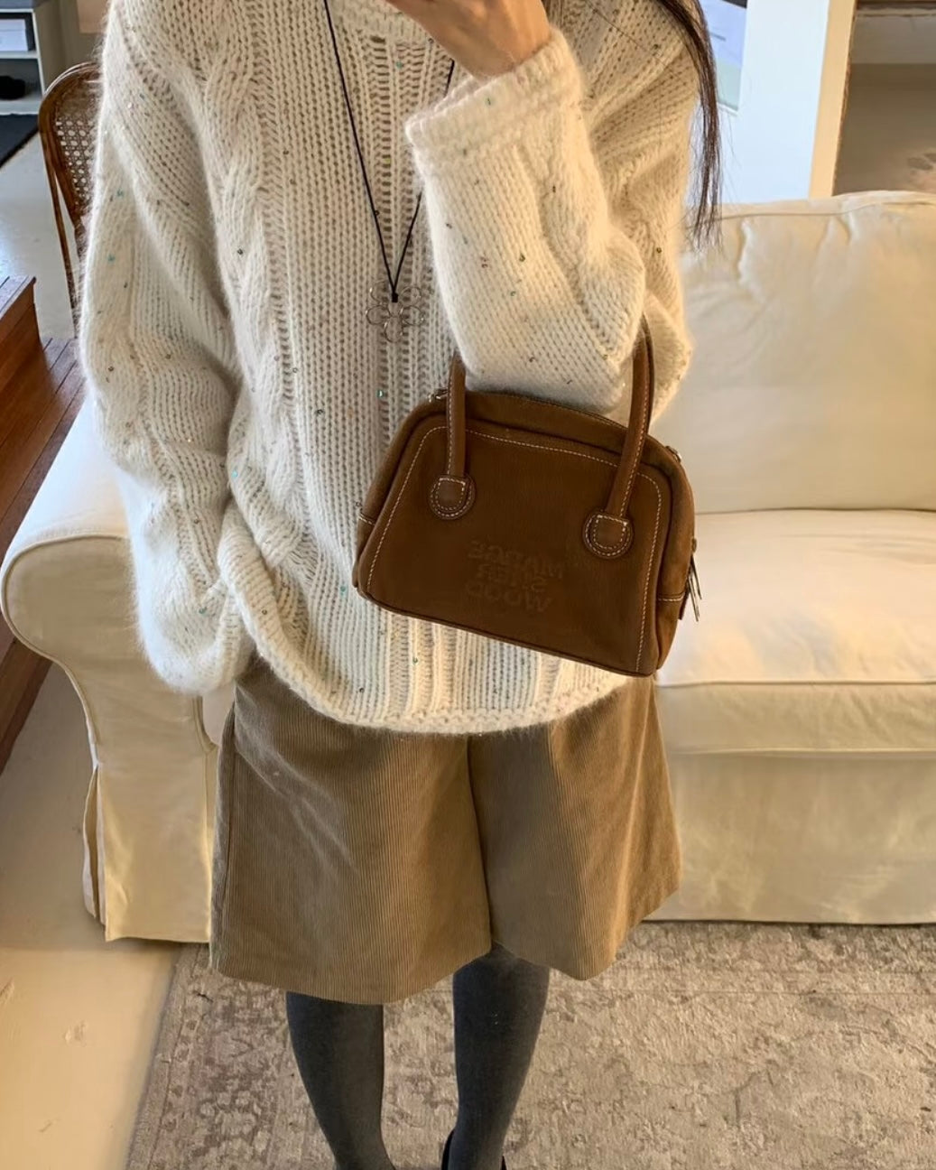 SOFT TOTE MINI chestnut nubuck