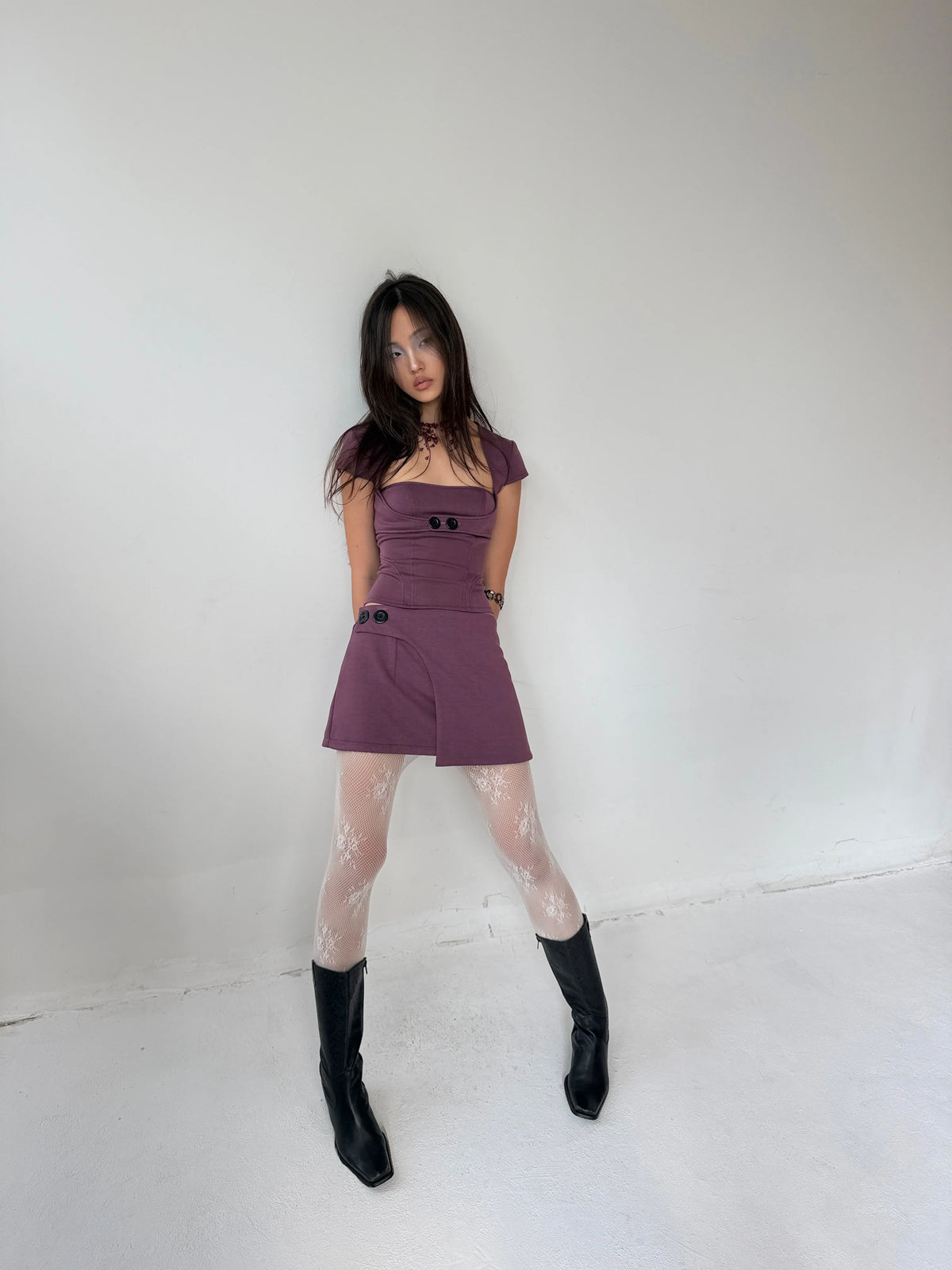 INTO.EIGHT - TENDER TOP / Purple (Dispatch in 48hrs)