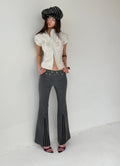 INTO.EIGHT - COLUMN PANTS / Grey (Dispatch in 48hrs)