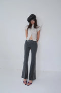 INTO.EIGHT - COLUMN PANTS / Grey (Dispatch in 48hrs)