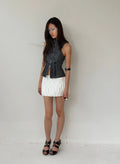 INTO.EIGHT - FACADE SKIRT / White