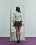 INTO.EIGHT - MURAL SKIRT / Green