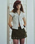 INTO.EIGHT - MURAL SKIRT / Green
