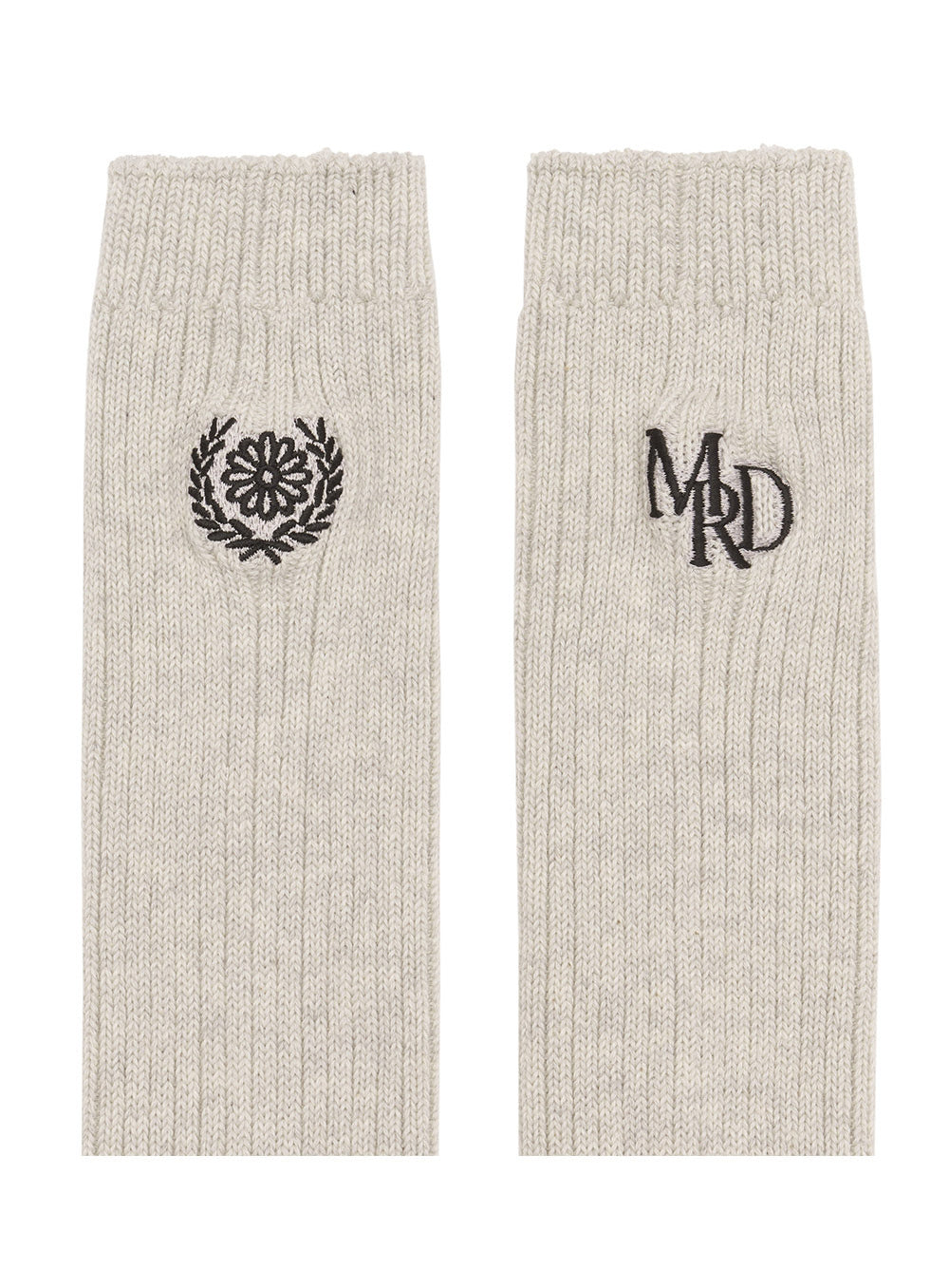 MARDI MERCREDI -  LONG SOCKS MRD LOGO_HEATHER NAVY