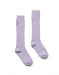 MARDI MERCREDI -  LONG SOCKS MRD LOGO_LAVENDER PURPLE