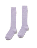 MARDI MERCREDI -  LONG SOCKS MRD LOGO_LAVENDER PURPLE