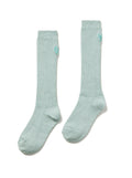 MARDI MERCREDI -  LONG SOCKS MRD LOGO_MINT GREEN