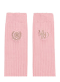 MARDI MERCREDI -  LONG SOCKS MRD LOGO_PINK LATTE