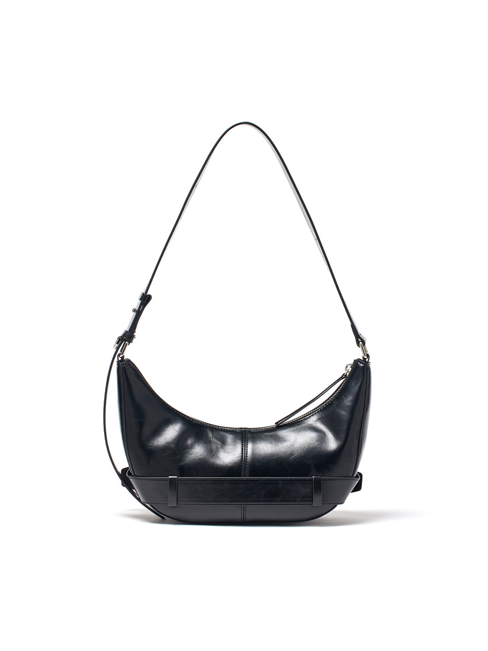 MATIN KIM - BELTED SHOULDER BAG IN BLACK – KORIAH