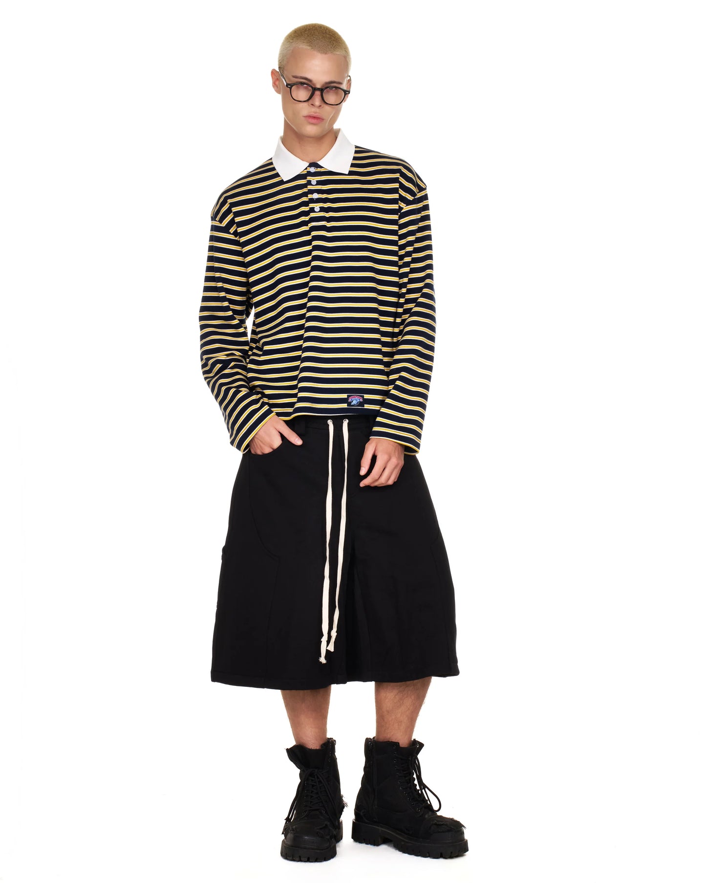 PUSH PUSH - RUGBY POLO SHIRT / Mustard Yellow