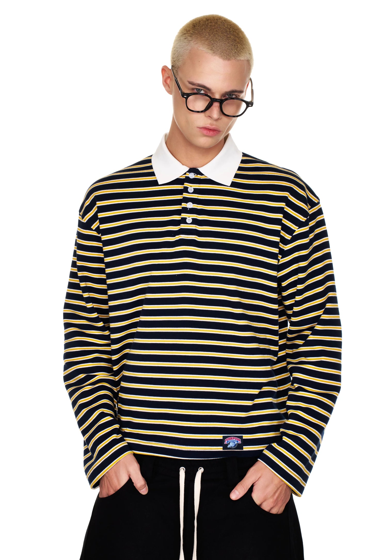 PUSH PUSH - RUGBY POLO SHIRT / Mustard Yellow