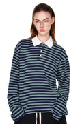 PUSH PUSH - RUGBY POLO SHIRT / Navy Green