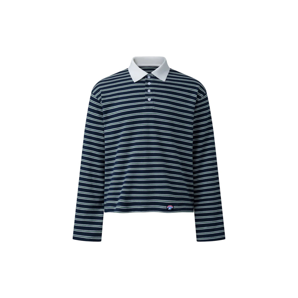 PUSH PUSH - RUGBY POLO SHIRT / Navy Green