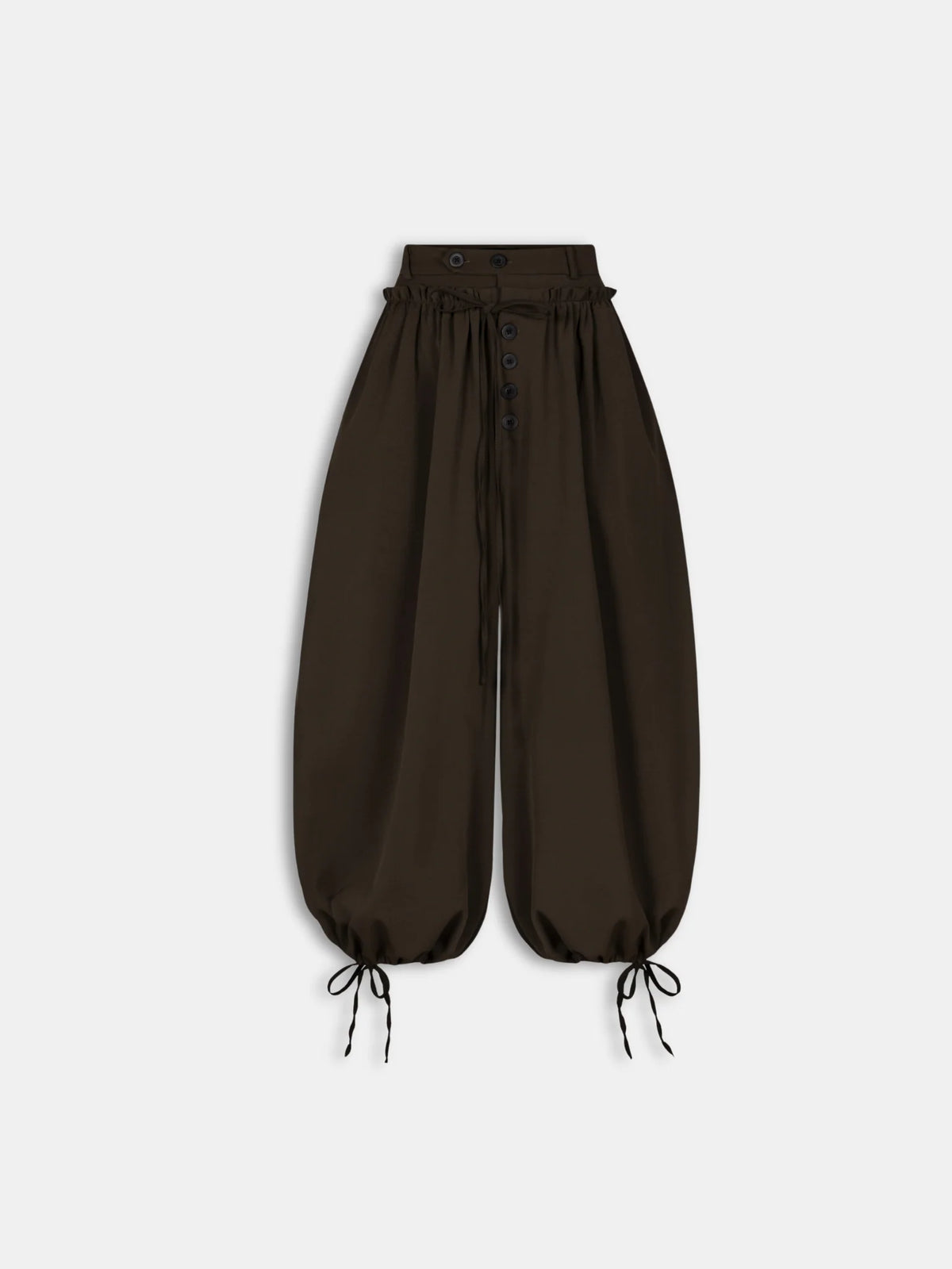 Sagittarius.A+ - Kaelis Ruched Balloon Pants / Brown