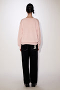 REST & RECREATION -  RR LOGO OVERSIZE V NECK TOP - PINK