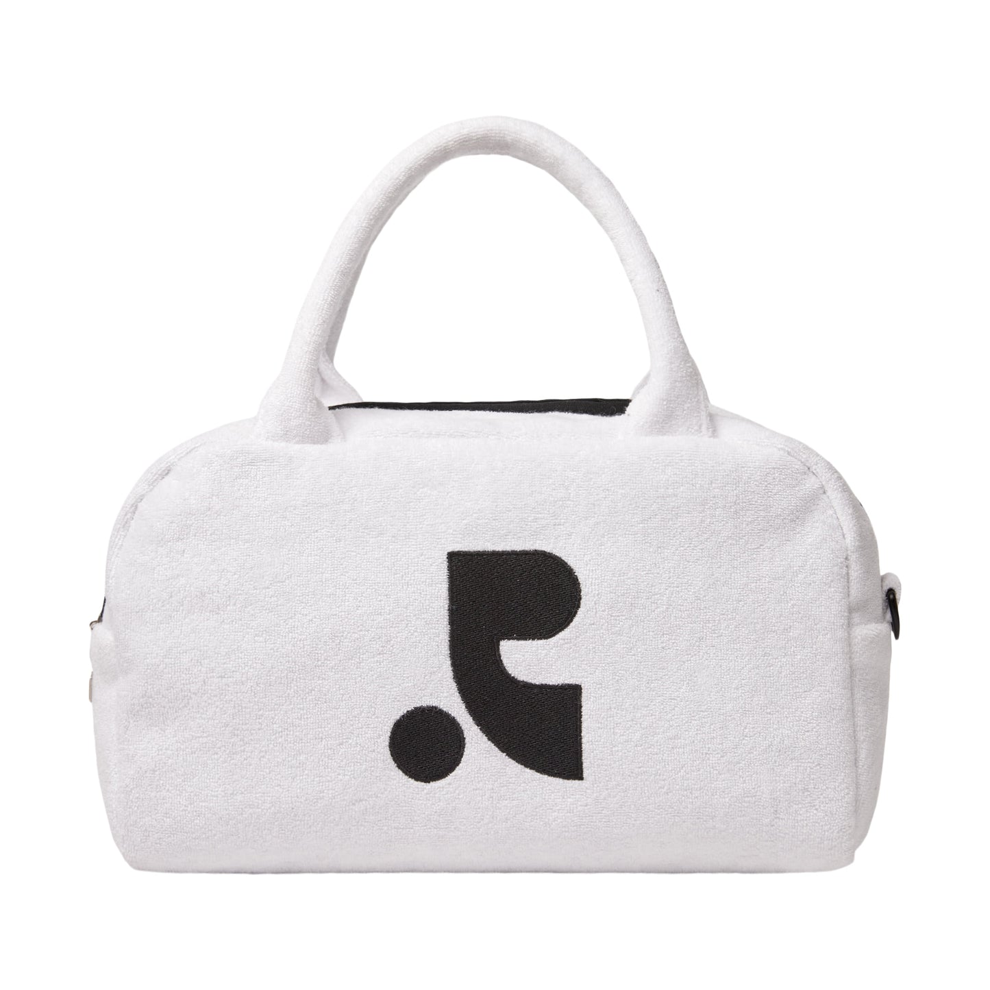 REST & RECREATION -  RR LOGO TERRY TOTE BAG - WHITE